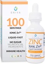 Eniva líquido Zinco suplemento ultra concentrado gotas de zinco para a saúde imune 1,7 oz