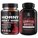 Pacote de Erva de cabra tesão para o realce masculino - Erva de cabra tesão extra força para homens e reforço de testosterona de força extra para homens - Suplemento de testosterona natural