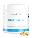 Kage Ômega 3 Softgels Não-Florificados Suplemento de óleo de peixe 3000mg Ómega 3 Ácido Gordo com EPA & DHA Ultra-Pure, Sem Burps de peixe .