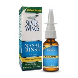 Natural Caminho Asas Prateadas Alívio Sinus Natural Prata Pulverização Nasal - 250ppm - 1 oz - 2 pacote