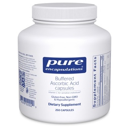 Pure Encapsulations Buffered Ascorbic Acid Capsules - Vitamina C para Indivíduos Sensíveis