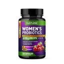 Probióticos para Mulheres - 60 bilhões de UFCs, 16 Strains, com cranberry, D-Mannose e Prebióticos - Suporta Digestivo, Imune, & Saúde Vaginal - Não-GMO, Dairy & Gluten-Free - 120 Cápsulas Veggie