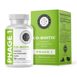 Força intestinal Phage 1 - Ultimate Gut Health Supplement, Total Restore Defesa intestinal, Patented Bacteriophage Blend for Gut Support, Digestive & Imune System Health, Destruir Bad Bacteria