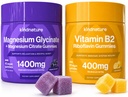 tipo natureza Migraine Relief Power Duo: B2 & Magnésio Gummies Bundle
