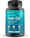 Mini Fish Oil Softgels – Odorless, Arroto & Fácil de Engolir – 1500mg Omega-3 com EPA & DHA – Advanced Formula Fish Oil Minis – Menor que um Dime – Wild Caught – 90 (Grande, Cápsula)