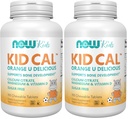 AGORA Suplementos, Kid Cal com Citrato de Cálcio, Magnésio e Vitamina D, Laranja Tart, 100 Chewables, Embalagem May Vary (Pacote de 2)