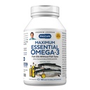 ANDREW LESSMAN Máximo Essential Omega-3 Mint - 180 Softgels - Óleos ultra-puros, de alta potência Omega-3. Alta DHA, sem problemas estomacais, sem contaminantes, sem mercúrio. Pequeno fácil de engolir Softgels