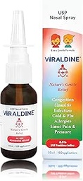 0.5% Povidona-Iodina Pulverização nasal, fórmula de alívio rápido, Ajuda com Congestão Diária, 100 Aplicações, 30ml