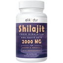 2000 MG Suplemento Shilajit,Shilajit Resina Orgânica,Shilajit Cápsulas,100% Puro Shilajit com 85+ Trace Minerals e 60% Ácido Fulvico, Energia Boost & Imunidade,Vegetário,Natural,60 Cápsulas