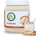 Psyllium Husk inteiro, 12 Onça - Suplemento de fibra de Husk inteiro, Vegan, Sem açúcar ou adoçantes artificiais, Não OGM, Sem glúten