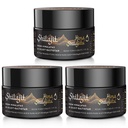 Shilajit Puro Himalaia Resina Orgânica Shilajit - Grau de ouro 100% Pureza Shilajit com ácido fulvico e 85+ Trace Minerals Complexo para energia e suporte imunológico, pacote de 3 (6 meses de fornecimento)