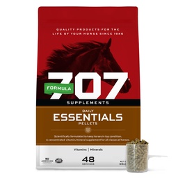 Daily Essentials Ration Balancer Supplement for Horses, 6 lb Bag – 48 Servings – Concentrated Complete Vitamin & Mineral Pellet