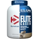 Dymatize Elite Caseína Proteína Pó, Cookies & Creme, 100% Micellar Caseína, 25g Proteína, 5,4g BCAAs, 2,3g Leucina, Lentamente Absorvente para Recuperação Músculo Overnight, 4 lb (53 Servimentos)