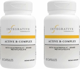 Integrative Therapeutics Active B-Complex -Energia Celular e Saúde do Coração Suporte com Vitaminas B2, B6 & B12* - Suporta Sistemas Nervosos e Imunes - Livre de Leite e Glúten - 120 Cápsulas