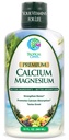 Magnésio de Cálcio Líquido do Oásis Tropical - Fórmula Natural w/Support for Strong Bones - Vitaminas Líquidas w/Calcio, Magnésio & Vitamina D - até 96% Absorção pelo Corpo. - 32oz, 64 Serv.