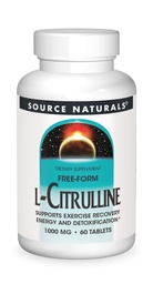 Fonte Natural L-citrulina - Suporta Recuperação de Exercícios, Energia e Destoxificação*, 1.000 mg - 60 comprimidos