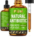 Antibióticos Cães para Infecção, Tosse, ITUs, Alergias, Comichão, Antibióticos Naturais para Gatos para Suportar Pele, Casaco e Digestão, para Todas as Raças e Idades