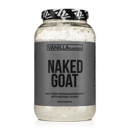 Proteína de Baunilha de Cabra Naked - Pasture Feed Whey Protein Powder from Small-Hard Dairies - Only 3 Ingredients - GMO Free, Soy Free - All Natural - 23 Grams of Protein - 25 Servings