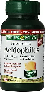 Probiótico Acidophilus comprimidos, 120 ea (Pacote de 5)
