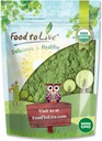 Alimentos para viver - mistura orgânica de pó de Supergreens, 8 onças - couve mista, Moringa, espirulina, Wheatgrass Pós. Não-GMO, Puro, Vegan, Bulk. Rico em Antioxidantes, Clorofila