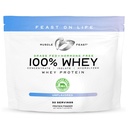 Músculo Festa 100% grama alimentado Whey Protein Powder, Tudo Natural Hormone Livre Paure Erguido Whey Protein Powder para Mulheres e Homens- Whey Concentrado, Isolado e Hidrolisado Proteína Pó Mistura- Unflavored, 2lb