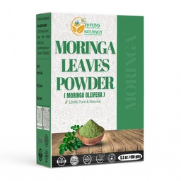Herbs Botanica Moringa Folha em pó deixa oleifera Pure Premium pó indiano Natural Fresh Morning Bebida Vitaminas e Imune Vitamina Superalimentos 5.3 oz Embalagem