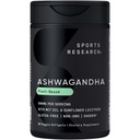 Sports Research® Ashwagandha Softgels com óleo de coco MCT - Adaptogen natural feito com Shoden® Ashwa para relaxar, calma e apoio ao sono - Gluten Free & Vegan Friendly - 60 Contagem