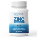 Picolinato de zinco 30mg [Alta Absorção] Suplemento – Picolinato de zinco para sistema de suporte imunológico 60 Cápsulas