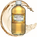 MediCOPPER Blood Booster True Colloidal Copper CuNP Nutrient - 500 ml em garrafa de vidro transparente