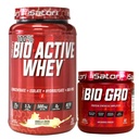 ISatori Bio-GRO Sorvete de baunilha (60 Servings) & Bio-Active Whey Protein Powder Unflavored (30 Servings)