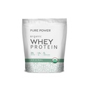 Dr. Mercola Pure Power Whey Protein - 20 g Protein - Suporta Crescimento Músculo & Energia - Concentrado de Whey Feed grama - 15 Servings (20.60 oz) - Original