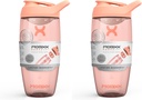 Promixx PURSUIT Protein Shaker Garrafa – Premium Sports Blender Garrafas para Misturas de Proteínas e Suplemento Shakes – Fácil limpa, durável Protein Shaker Cup (Pacote de 2)