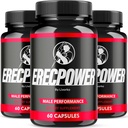 (3 Pack) Erecpower para homens Suplemento Cápsulas, Erecpower Piills Todos os ingredientes naturais, Erecpower Original Advanced Formula, Erecpower Vitamina Support, Ericpower Reviews, 180 Cápsulas para 3 meses