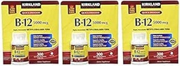 Kirkland Pozpfa Sublingual B-12 5.000 mcg, 300 Comprimidos (3 Embalagem)