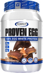 Gaspari Nutrition Proven Egg, 100% Egg White Protein, 25g Protein, Keto Friendly, Dairy and Lactose Free, Soy Free (2 lbs, Peanut Butter Cup)