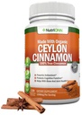 Ceilão orgânico Cinnamon 1200 mg □ 120 Cápsulas Vegan □ True Cinnamomum verum from Sri Lanka