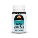 Fonte Naturals Ácido Alfa Lipóico Suporta Metabolismo de Açúcar Saudável, Função do Fígado & Geração de Energia* - 100 mg - 120 Comprimidos