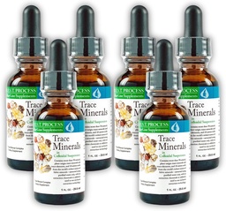 Morter Trace Minerals in Colloidal Suspension (6 Pack) Morter HealthSystem Best Process Alkaline — Nutrient Densa Trace Elements, Fulvic Minerals & Amino Acids