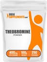 BulkSuplementos.com Theobromine Powder - Theobromine Supplement, Nootropic Supplement - Energy Support, Gluten Free, 250 Servings, 100g (3,5 oz) (Pacote de 1)