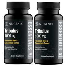 Nugenix Essentials Tribulus Terrestris for Men Extract - 95% Total Saponinas, 1000mg de alta potência, força extra, 120 contagem