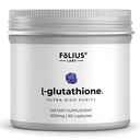 Ultra alta força L-Glutationa 98% Suplemento para a pele brilhante - Suplementos de colágeno para mulheres e homens - 500mg Fórmula concentrada, L-Glutationa reduzida Suplemento - 60 Cápsulas