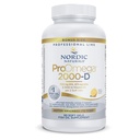 Naturals nórdicos ProOmega 2000-D, sabor limão - 90 Gels macios - 2150 mg Omega-3 + 1000 UI D3 - Ultra óleo de peixe de alta potência - EPA & DHA - Cérebro, Coração, & Saúde Imune - Não-GMO - 45 Servings