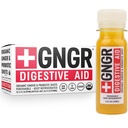 + GNGR Ajuda Digestiva Imagens de gengibre orgânicas com Probióticos, Gut Saúde, Limpeza de Colón, Bloating Alívio, Detox Gut, Imagens de Imunidade com Suco de Ginger, Açafrão, Pimenta Negra. (2 Oz, Pack of 12)