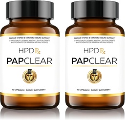 PAPCLEAR Physician formulated (Todo o Suplemento Natural Imune Supplement) Advanced Powerful Immunity Booster (Avançada) 21 Vitaminas e Nutrientes com Cogumelo Orgânico Shiitake & Licopeno (Lycopene) 90 Cápsulas