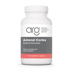 Grupo de Pesquisa em Alergia Cortex Adrenal Suporte - Suplemento Glandular Adrenal, Função Imune, 100mg Extrato Adrenal, Bovinos - 100
