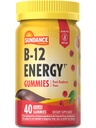 Sundance Vitamina B-12 Gummies Energia □ 40 Contagem de Peach Raspberry Flavor □ Vegan, Não-GMO, e Suplemento sem glúten