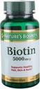 Biotina da recompensa da natureza 5000 mcg Liquid Softgels 72 ea (Pacote de 3)