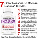 Sciatic Nerve Relief Support Supplement with 450 mg Alpha Lipoic Acid - 18 in 1 Super Formula for Lower Back, Hip, Lumbar, Tigh, Leg, Foot - Best Natural Sciatic Nerve Relief Support - 90 Cápsulas