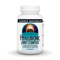 Naturals de origem Complexo de articulação hialurônica com glucosamina, condroitina e HSH Força extra - 60 comprimidos
