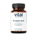 Nutrientes vitais Ácido R-Lipoico □ Antioxidante de Ácido Alfa-Lipoico Ativo □ Suplemento ALA para Metabolismo Saudável e Energia